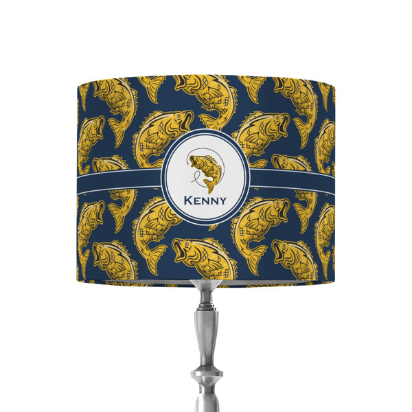 Custom Fish 8" Drum Lamp Shade - Fabric (Personalized)