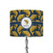 Fish 8" Drum Lampshade - ON STAND (Fabric)