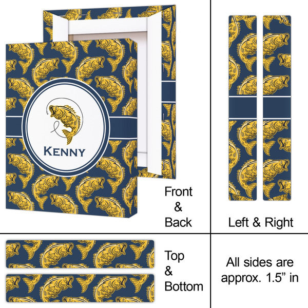 Fish 8x10 - Canvas Print - Approval