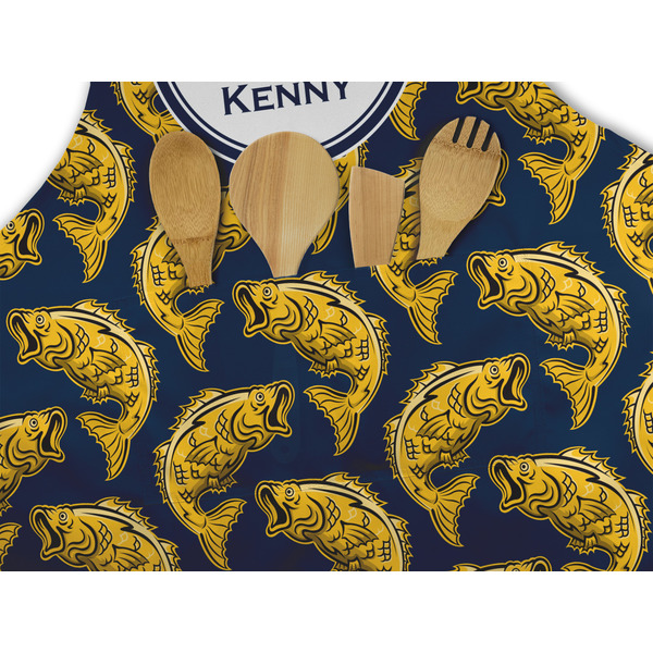 Fish Apron - Pocket Detail with Props