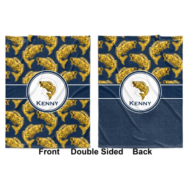 Fish Baby Blanket (Double Sided - Printed Front and Back)