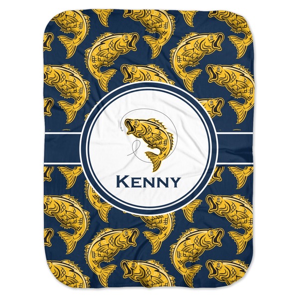 Custom Fish Baby Swaddling Blanket (Personalized)