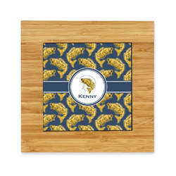 Fish Bamboo Trivet with Ceramic Tile Insert (Personalized)