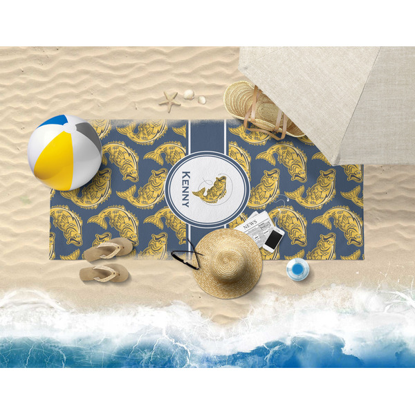 Fish Beach Towel Lifestyle