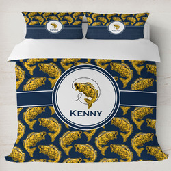 Fish Duvet Cover Set - King (Personalized)