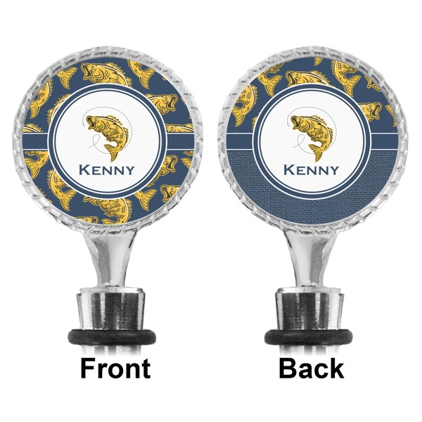 Fish Bottle Stopper - Front and Back