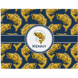 Fish Woven Fabric Placemat - Twill w/ Name or Text