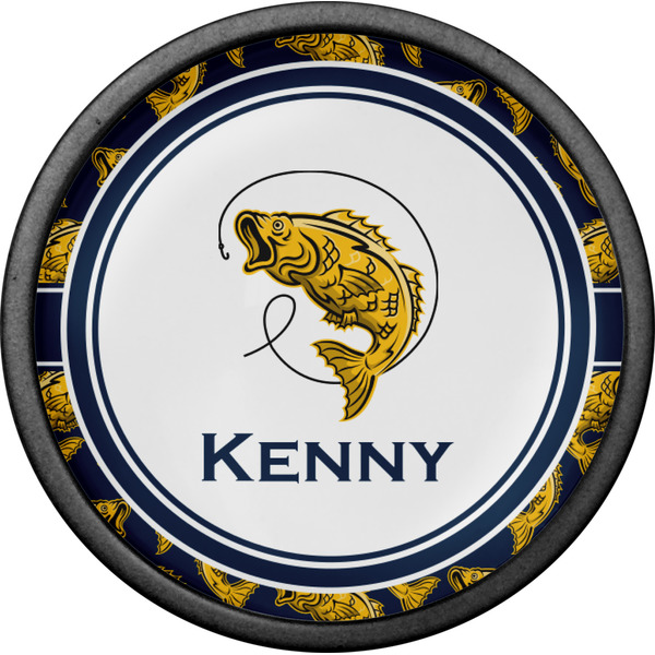 Fish Cabinet Knob - Black - Front