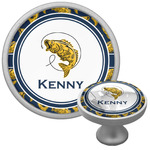 Fish Cabinet Knob (Silver) (Personalized)