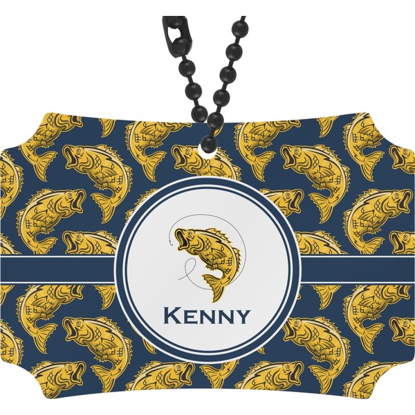 Custom Fish Rear View Mirror Ornament (Personalized)