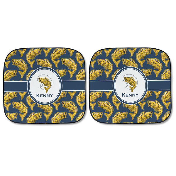 Fish Car Sun Shades - FRONT