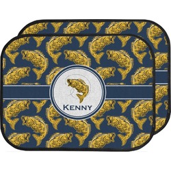 Fish Car Floor Mats (Back Seat) (Personalized)
