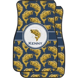 Fish Car Floor Mats (Front Seat) (Personalized)