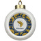 Fish Ceramic Ball Ornament (Personalized)
