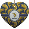 Fish Heart Ceramic Ornament w/ Name or Text