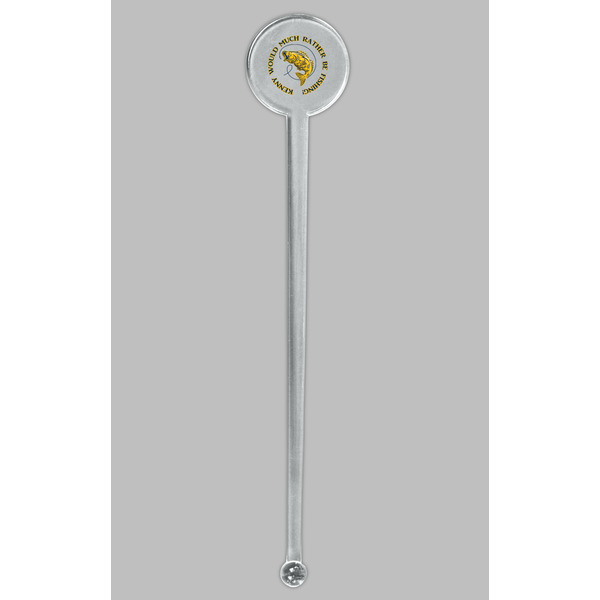 Fish Clear Plastic 7" Stir Stick - Round - Single Stick
