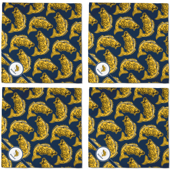 Fish Cloth Napkins - Personalized Dinner (APPROVAL) Set of 4