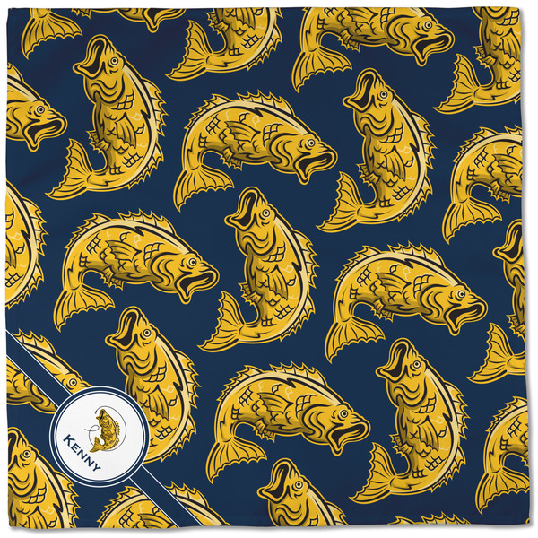Fish Cloth Napkins - Personalized Dinner (Full Open)
