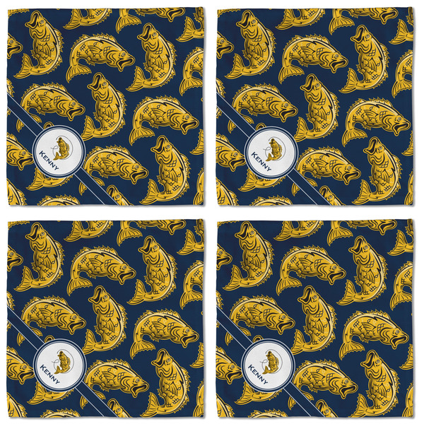 Fish Cloth Napkins - Personalized Lunch (APPROVAL) Set of 4