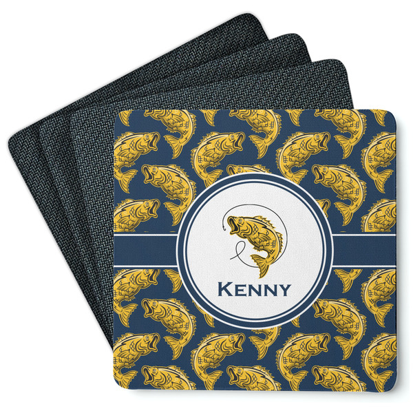 Fish Coaster Rubber Back - Main
