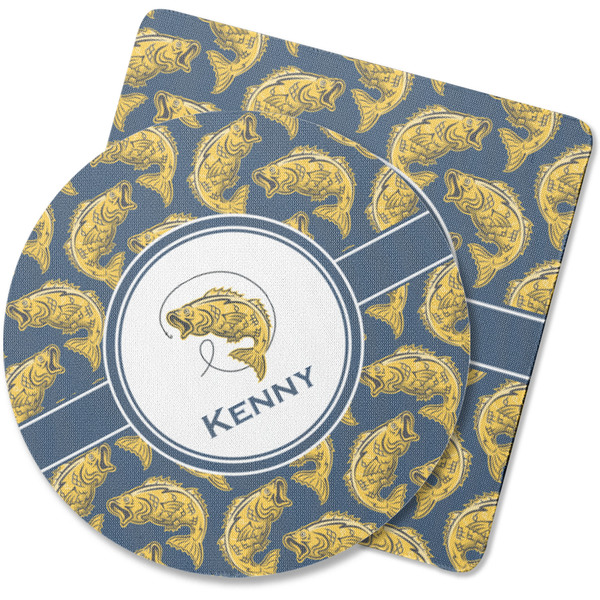 Custom Fish Rubber Backed Coaster (Personalized)