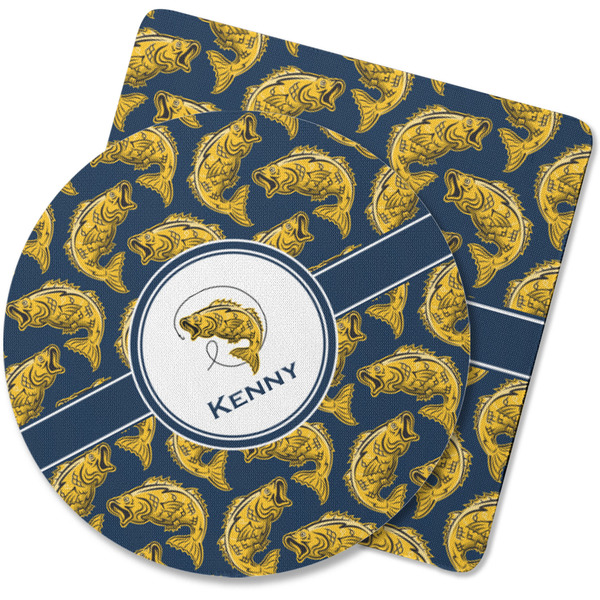 Custom Fish Rubber Backed Coaster (Personalized)