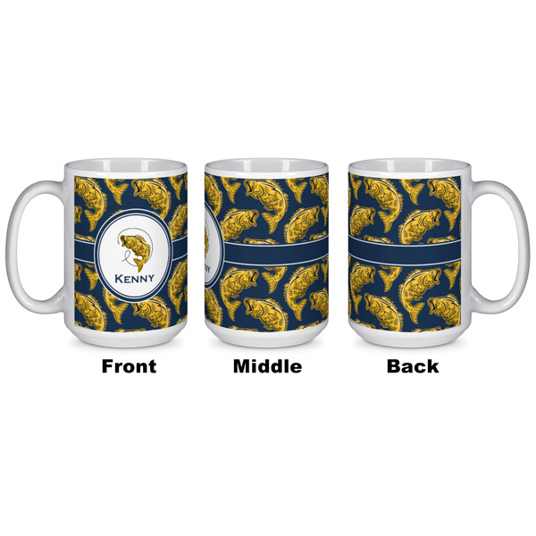 Fish Coffee Mug - 15 oz - White APPROVAL