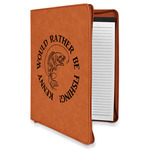 Fish Leatherette Zipper Portfolio with Notepad (Personalized)