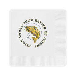 Fish Coined Cocktail Napkins (Personalized)