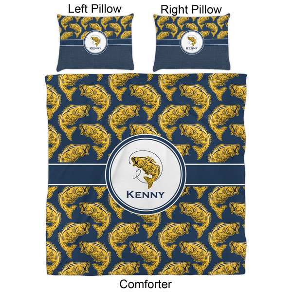 Fish Comforter Set - Queen - Approval