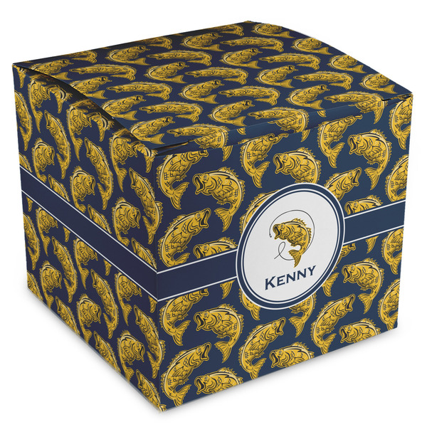 Custom Fish Cube Favor Gift Boxes (Personalized)