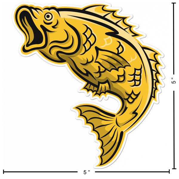 Fish Custom Shape Iron On Patches - L - APPROVAL