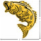 Fish Custom Shape Iron On Patches - L - APPROVAL