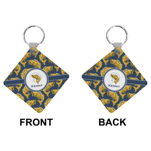 Fish Diamond Keychain (Front + Back)
