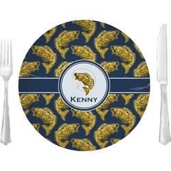 Fish 10" Glass Lunch / Dinner Plates - Single or Set (Personalized)