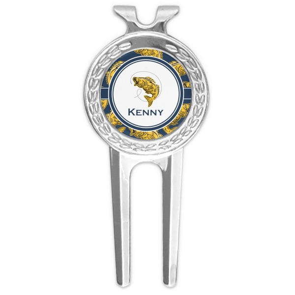 Custom Fish Golf Divot Tool & Ball Marker (Personalized)