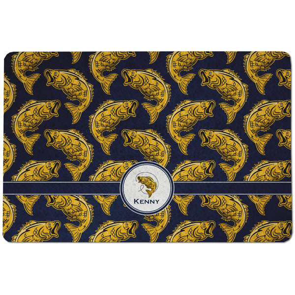 Fish Dog Food Mat - Small without bowls