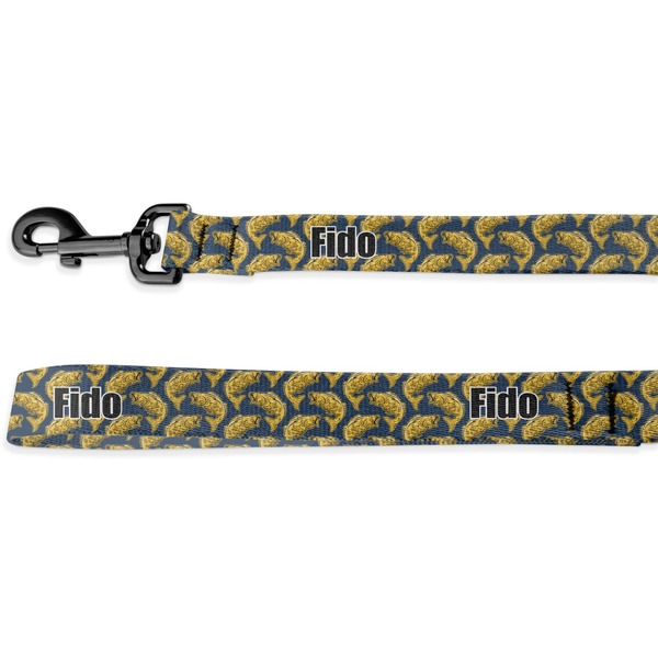 Custom Fish Deluxe Dog Leash - 4 ft (Personalized)