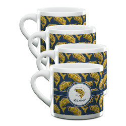 Fish Double Shot Espresso Cups - Set of 4 (Personalized)
