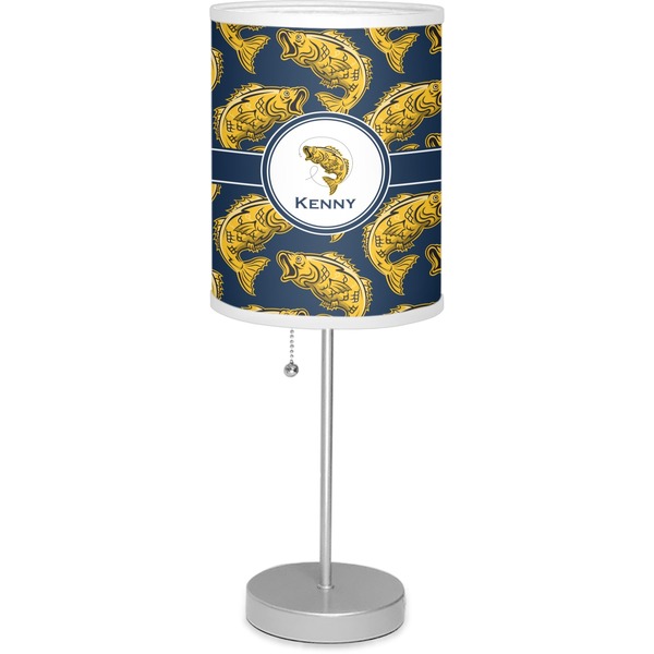 Custom Fish 7" Drum Lamp with Shade (Personalized)