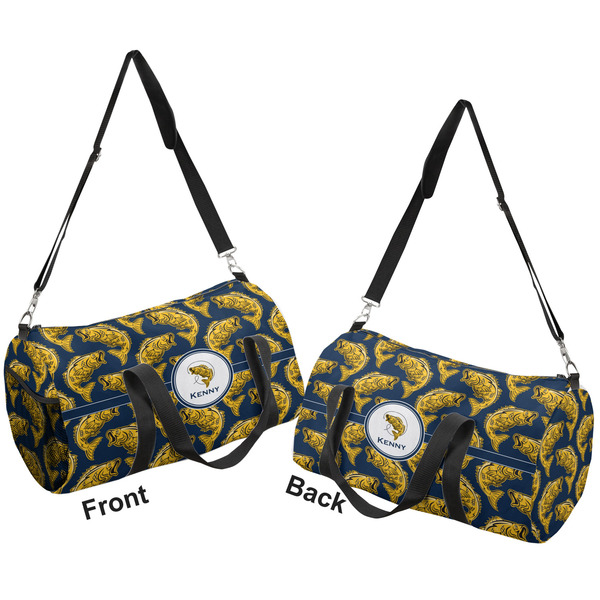 Fish Duffle bag small front and back sides