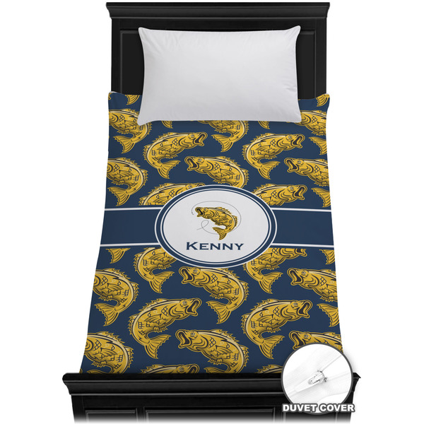 Custom Fish Duvet Cover - Twin XL (Personalized)