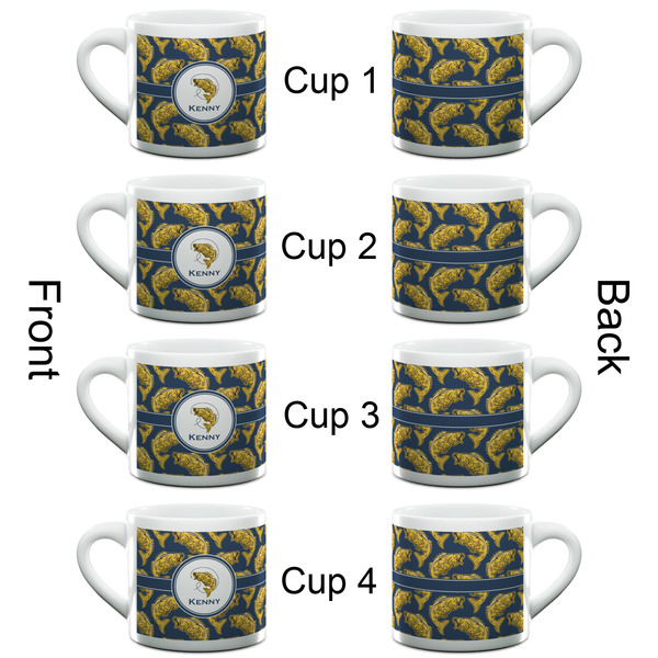 Fish Espresso Cup - 6oz (Double Shot Set of 4) APPROVAL