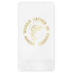 Fish Guest Napkins - Foil Stamped (Personalized)