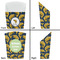 Fish French Fry Favor Box - Front & Back View