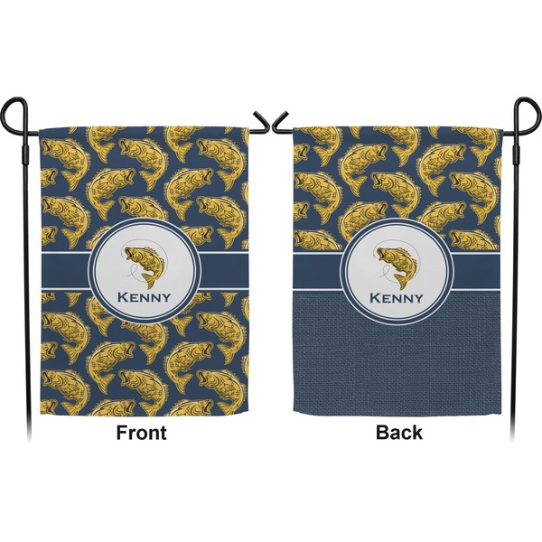 Fish Garden Flag - Double Sided Front and Back