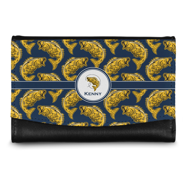 Custom Fish Genuine Leather Women's Wallet - Small (Personalized)