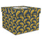 Fish Gift Boxes with Lid - Canvas Wrapped - X-Large - Front/Main