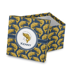 Fish Gift Box with Lid - Canvas Wrapped (Personalized)