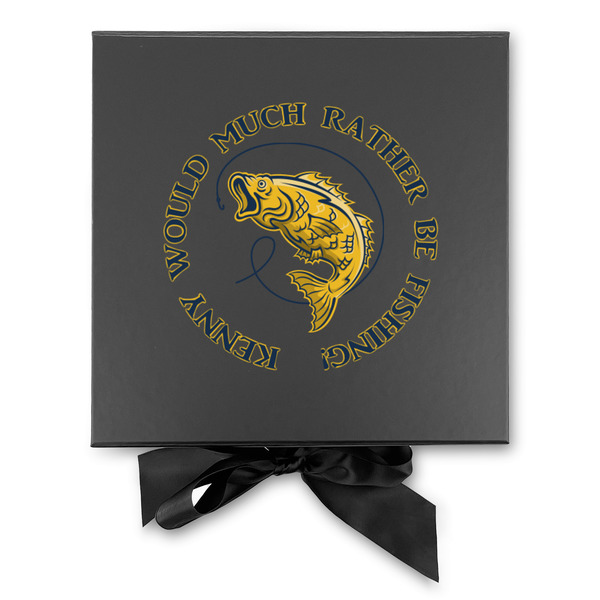 Fish Gift Boxes with Magnetic Lid - Black - Approval